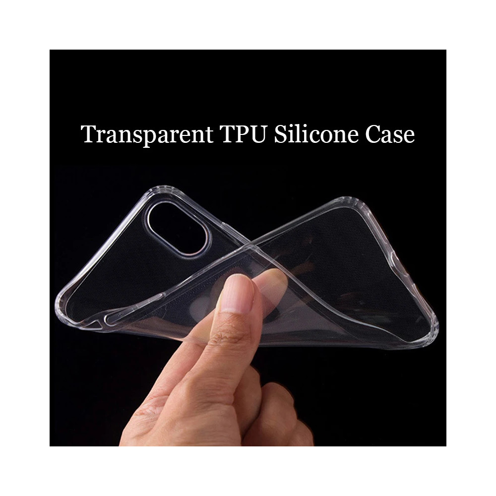 Coque iPhone 14 Transparente en Silicone TPU - Protection Discrète