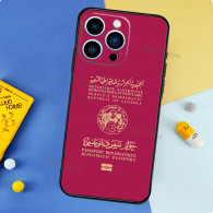 Coque iPhone 13 mini Motif Passeport Algérien Diplomatique