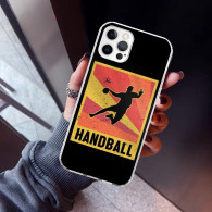 Coque iPhone 14 Pro Max Handball Vintage - Protection et Style Sportif