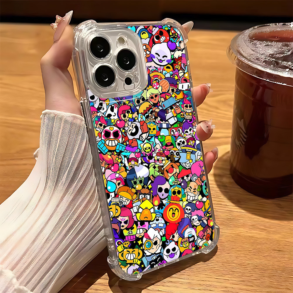 Coque iPhone 11 Pro Max Motif Personnages Colorés