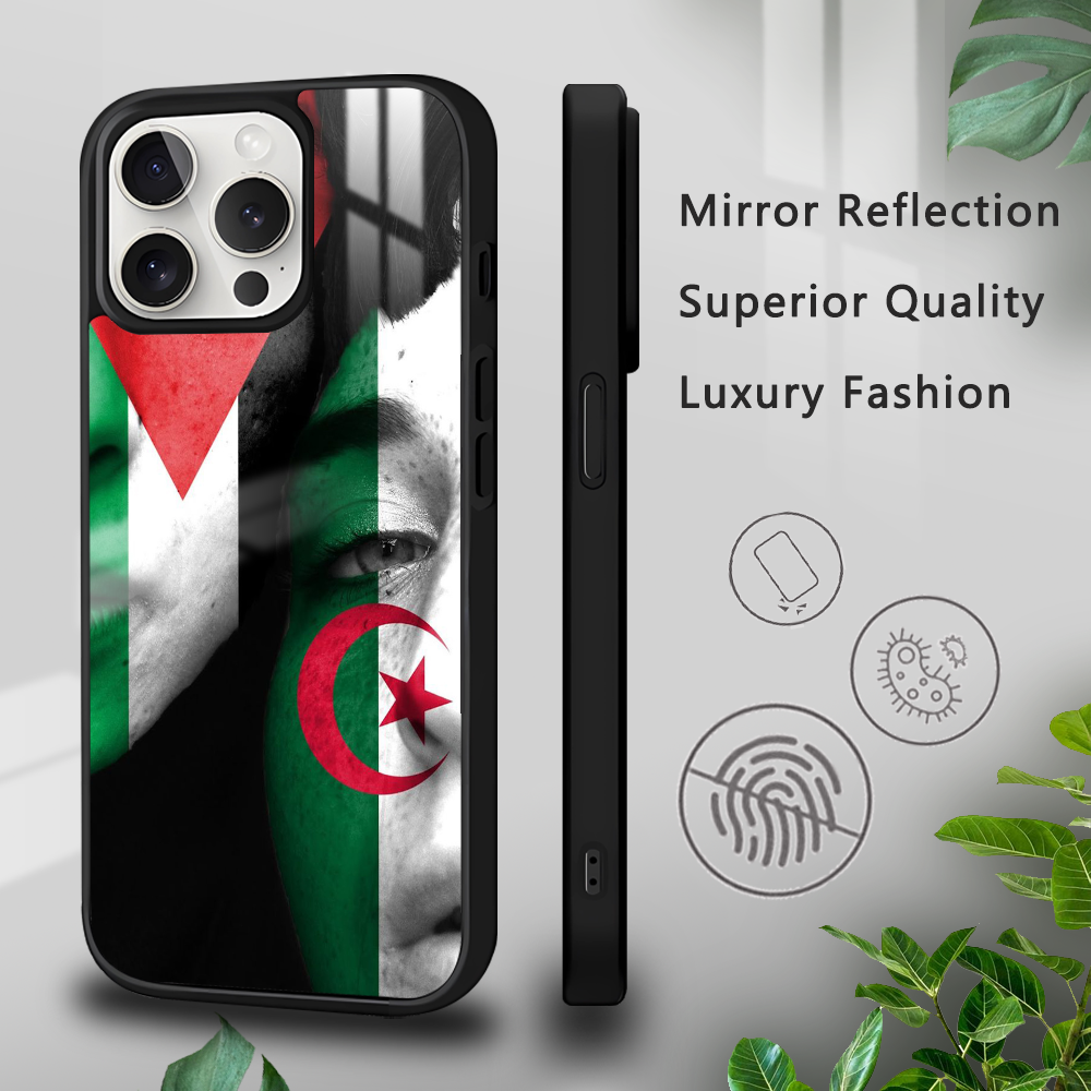 Coque iPhone 14 Pro Max Design Palestine Algérie - Protection et Style