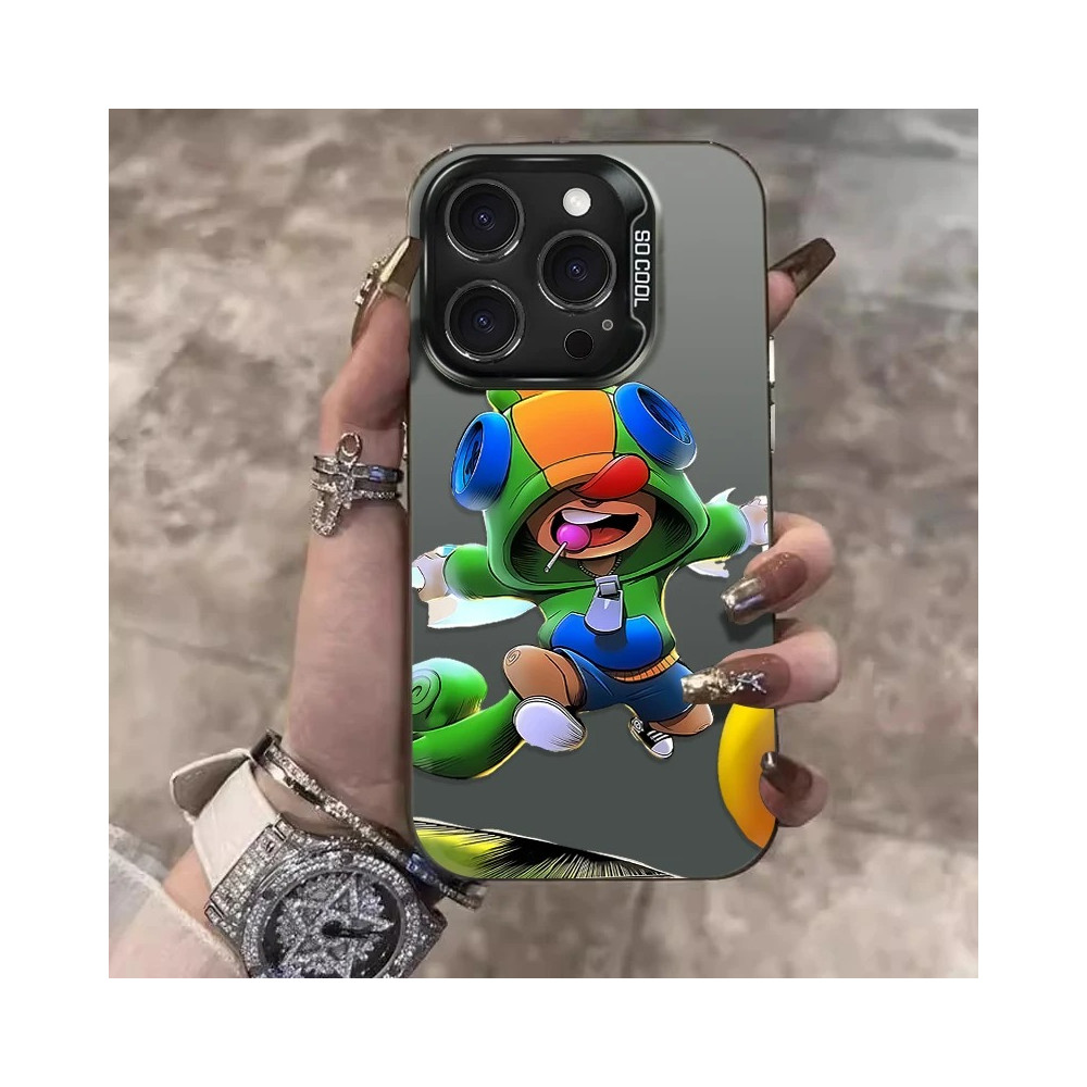 Coque iPhone 15 Pro Max Leon Brawl Stars