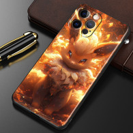 Coque iPhone 15 Pro Pokemon Pyroli en Flammes