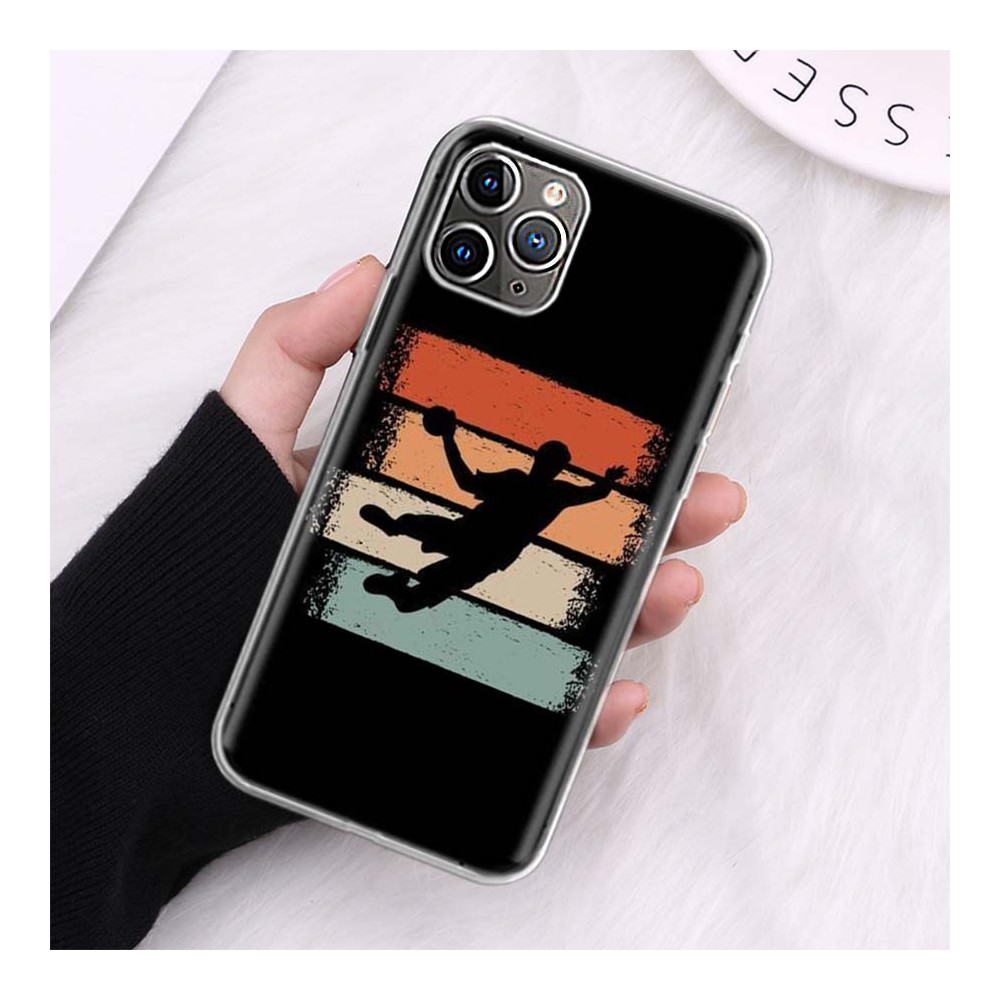 Coque iPhone 16 Pro Handball Rétro