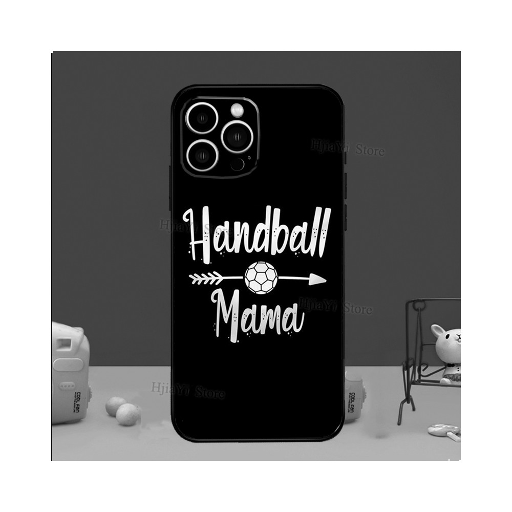 Coque iPhone 14 Pro Max Handball Mama - Accessoire Sportif Tendance