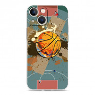 Coque iPhone 12 Design Terrain de Basket-ball