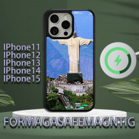 Coque iPhone 15 Pro Magnétique - Christ Rédempteur de Rio