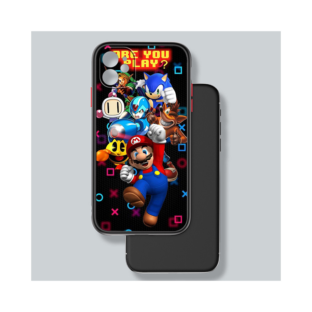 Coque iPhone 11 Pro Max Personnages Jeux Vidéo Rétro