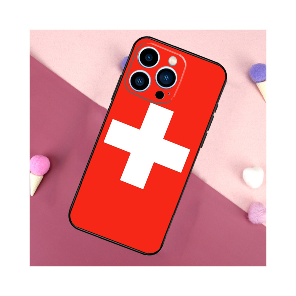 Coque iPhone Drapeau Suisse - Protection Élégante