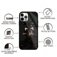 Coque iPhone 13 Pro Max Ghost Chat Lumineux - Protection Antichoc et Anti-rayures