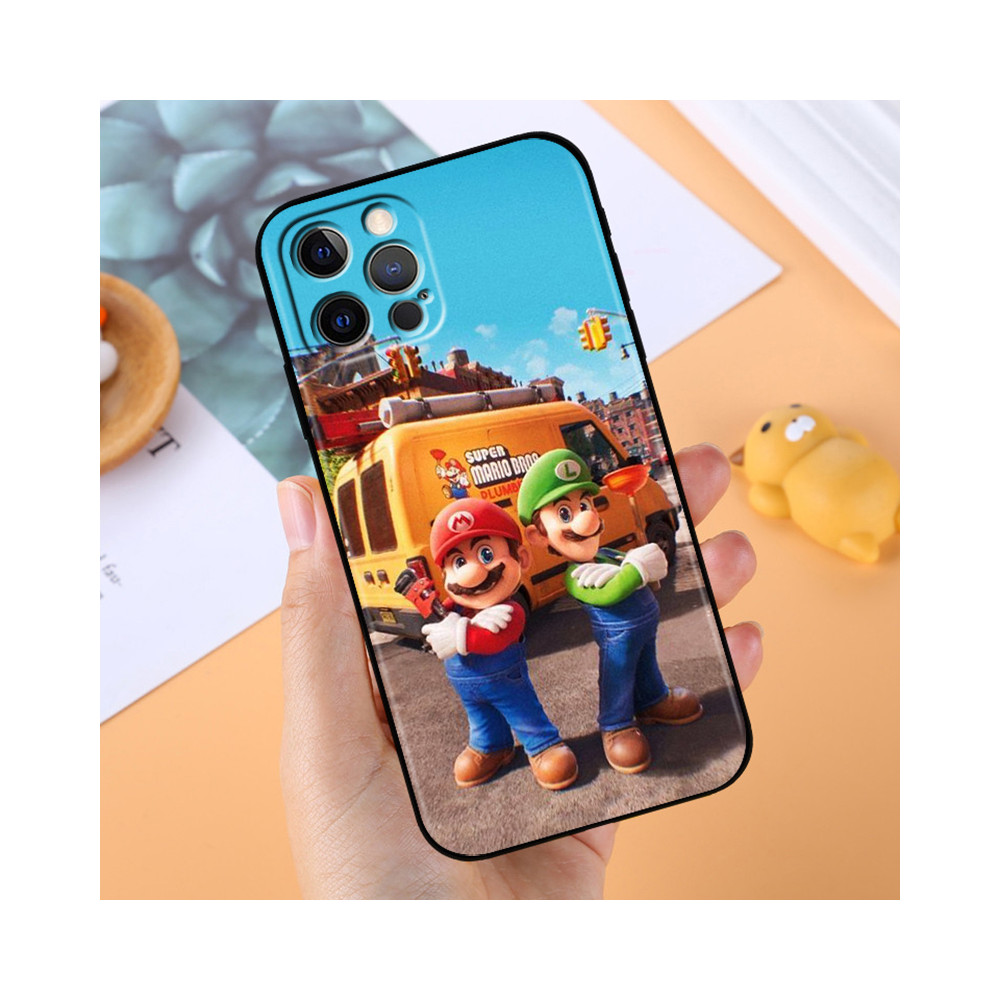 Coque iPhone 14 Super Mario Bros - Mario et Luigi Plombiers