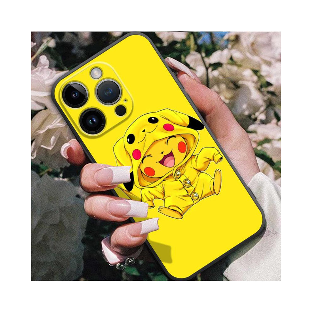 Coque iPhone 14 Pikachu Jaune : Protection et Style Pokémon