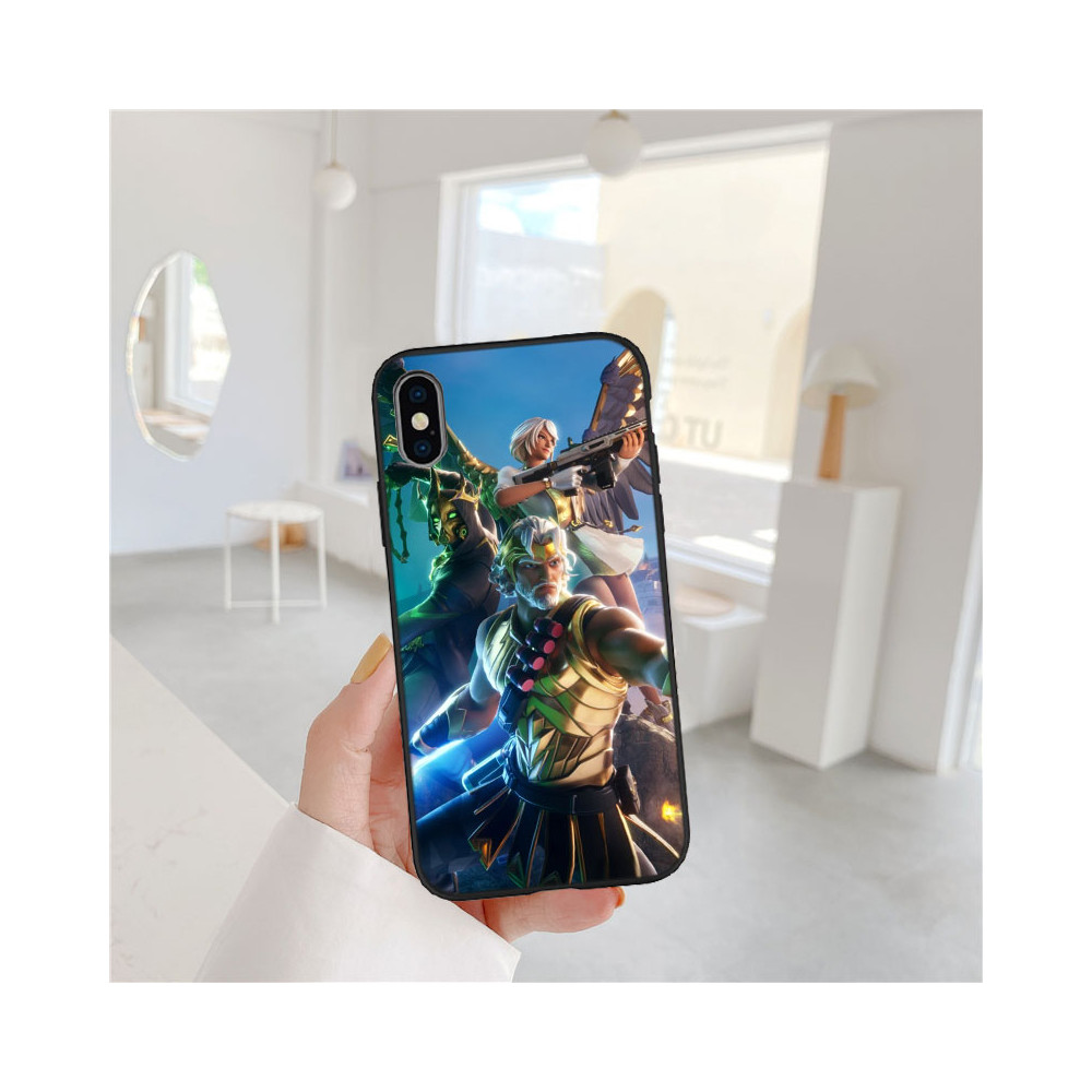 Coque iPhone Fortnite : Midas, Oméga et Lynx