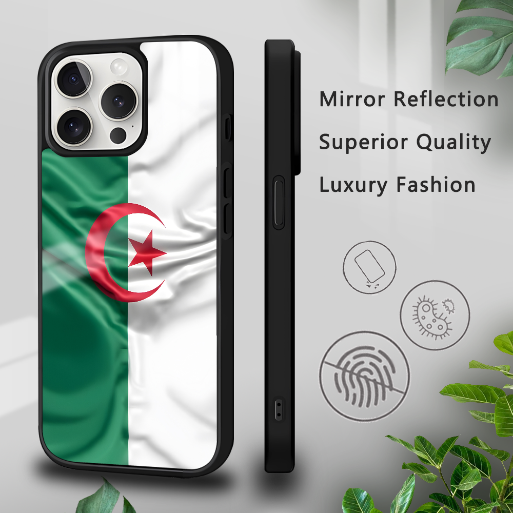 Coque iPhone 11 Drapeau Algérie - Protection Élégante et Patriotique