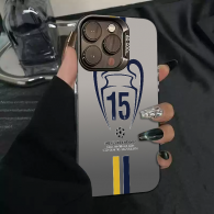 Coque iPhone 16 Pro Max Real Madrid Champions League - Edition 15ème Titre