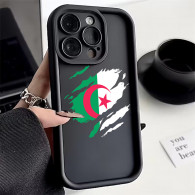 Coque iPhone 11 Pro Max Drapeau Algérie Effet Déchiré