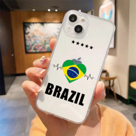 Coque iPhone X Brésil : Supportez votre équipe avec style