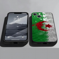 Coque iPhone 15 Pro Drapeau Algérie - Style Unique et Protection Optimale