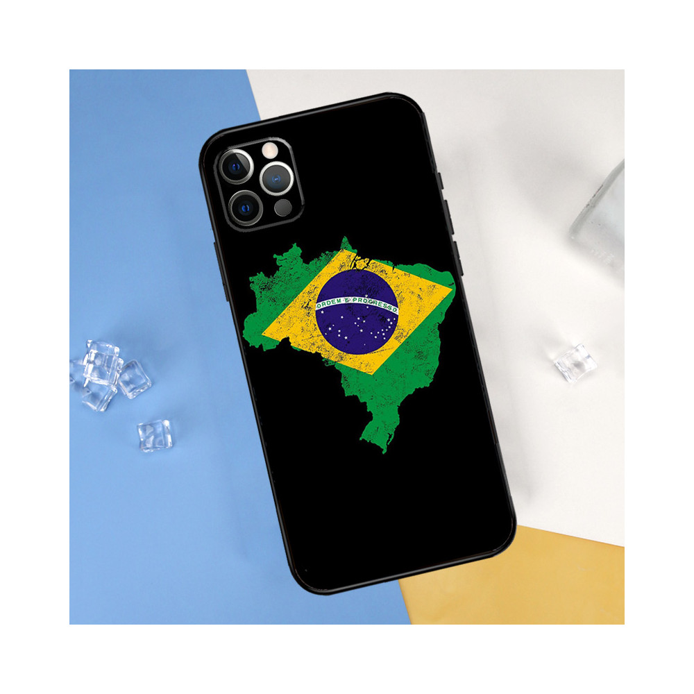 Coque iPhone 14 Pro Max Drapeau Brésil