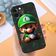 Coque iPhone 15 Luigi : Design Mario Bros unique et protection optimale