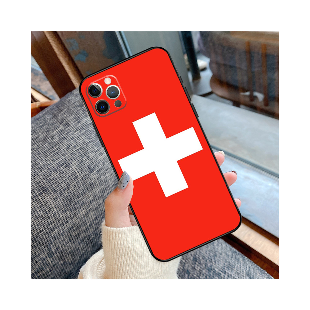 Coque iPhone 16 Plus Drapeau Suisse