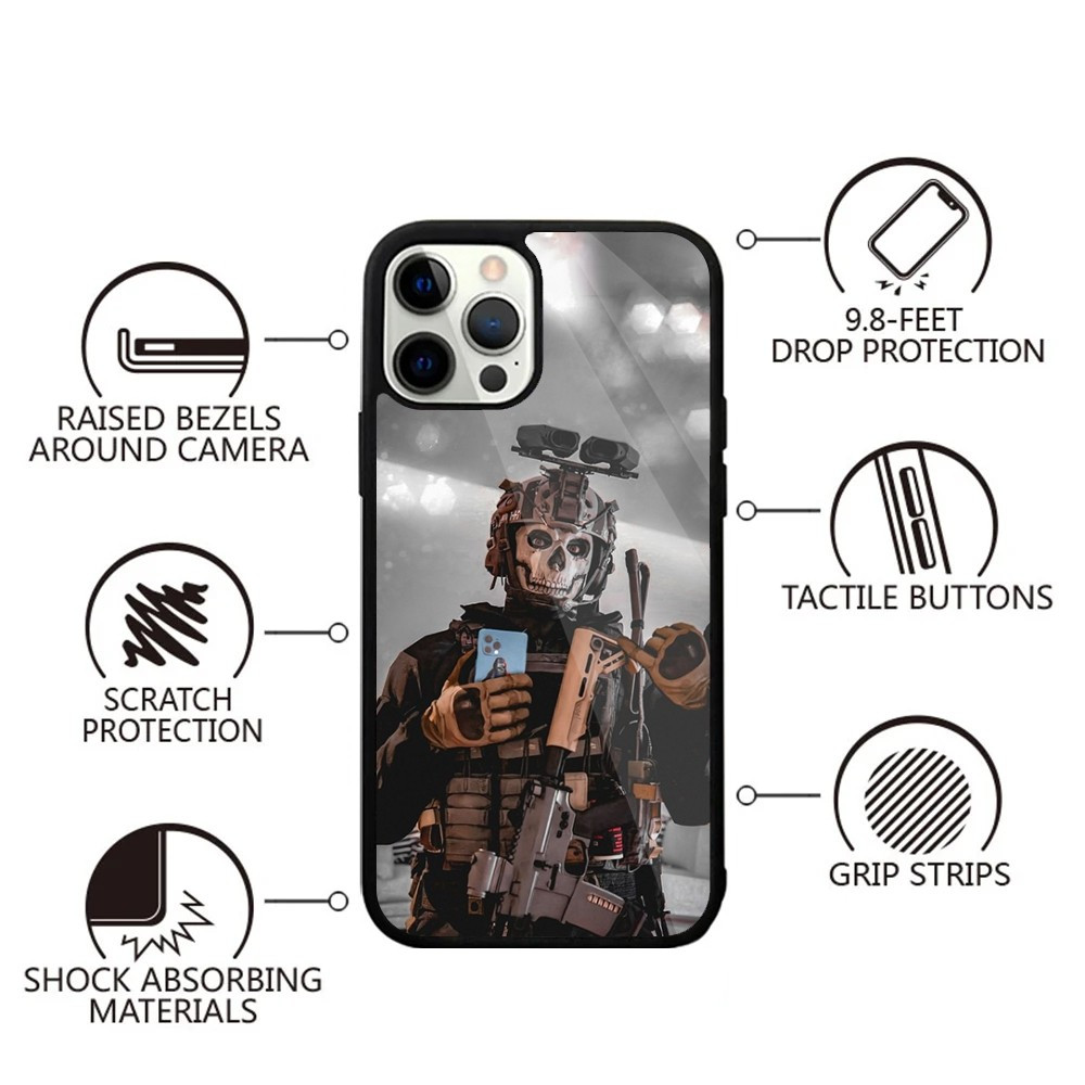 Coque iPhone 15 Pro Max Protection Militaire Ghost - Antichoc & Anti-rayures