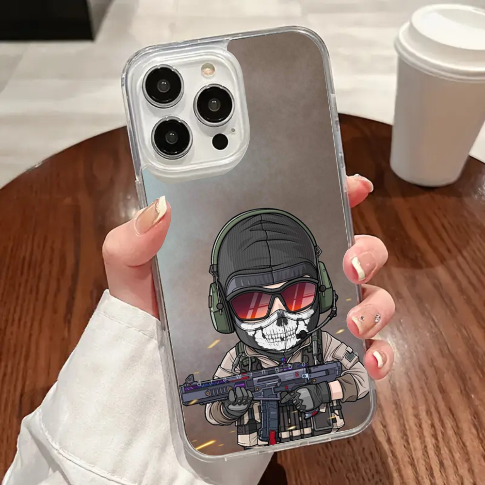 Coque iPhone 15 Pro Ghost - Style Militaire