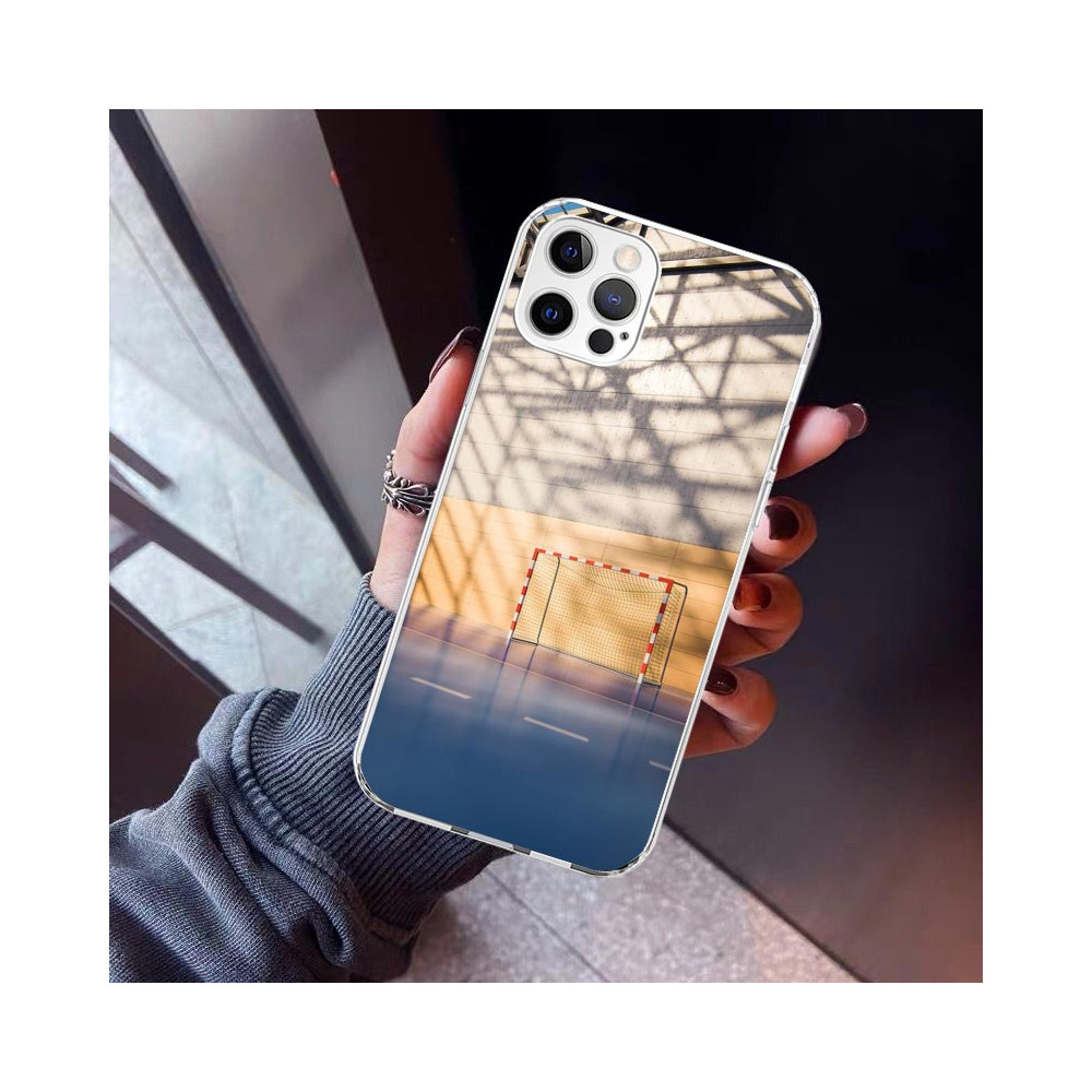 Coque iPhone XS Terrain de Handball - Protection et Style Sportif