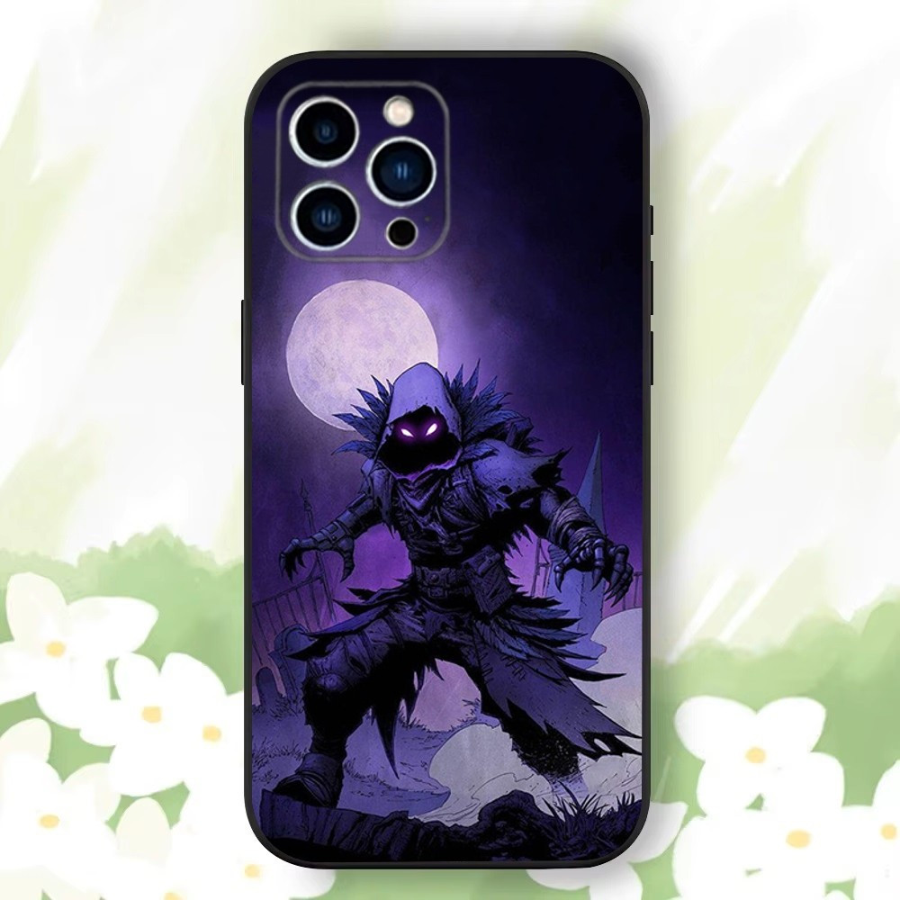 Coque iPhone Personnage Sombre Fantastique et Mystérieux