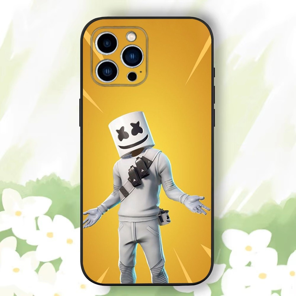 Coque iPhone 16 Pro Marshmello Fortnite - Protection Optimale & Design Unique