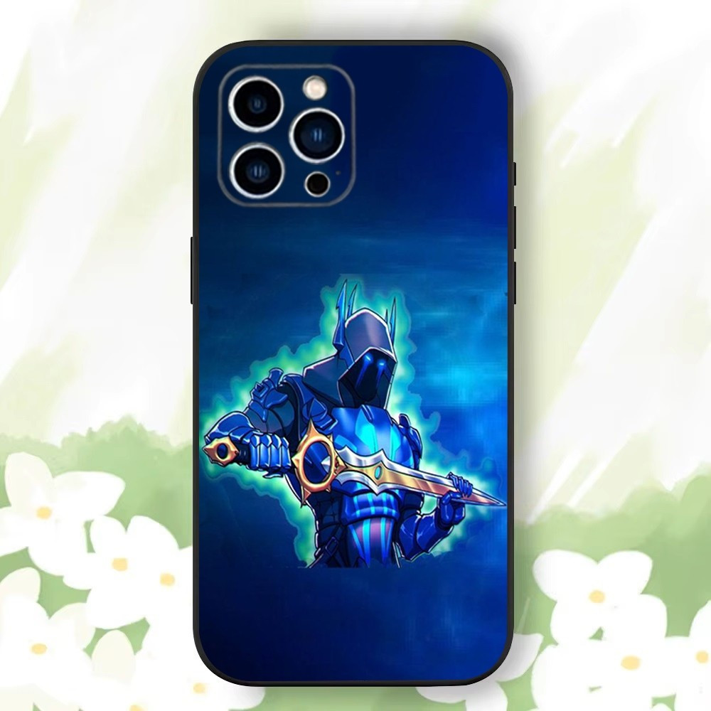 Coque iPhone XS Chevalier Noir Fortnite - Protection Optimale & Design Unique