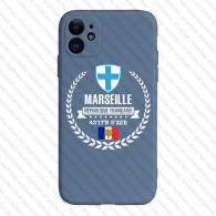 Coque iPhone XR Marseille Bleu - Design Unique et Élégant