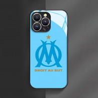 Coque iPhone 11 Olympique de Marseille - Logo et Devise  poucesDroit au But pouces