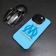 Coque iPhone Olympique de Marseille - Logo et Devise - Droit au But