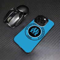 Coque iPhone 11 Pro Max Olympique de Marseille - Logo Bleu et Noir