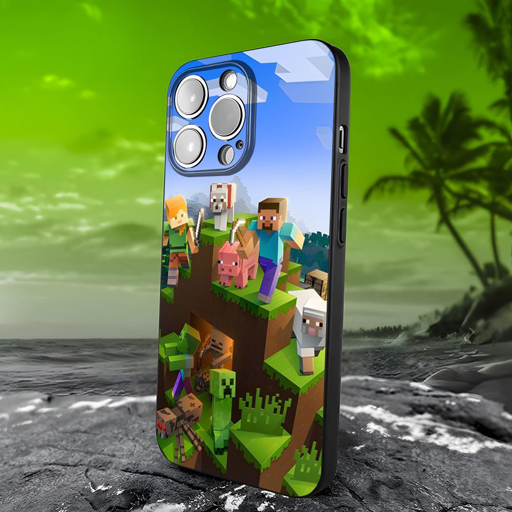 Coque iPhone 11 Pro Max Incassable Minecraft Aventure Épique - Protection Optimale