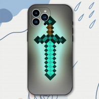 Coque iPhone 12 Pro Max Motif Épée Minecraft - Protection Optimale & Design Unique