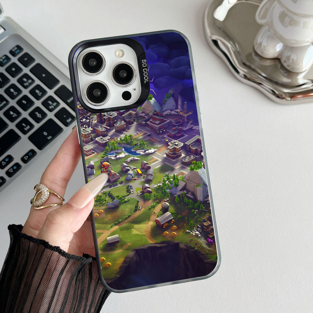 Coque iPhone 12 mini antichoc - Illustration 3D village