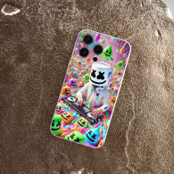 Coque iPhone 15 Marshmello DJ : Ambiance Festive et Colorée