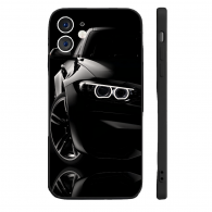 Coque iPhone 16 Pro Max noire sport automobile - design voiture de sport