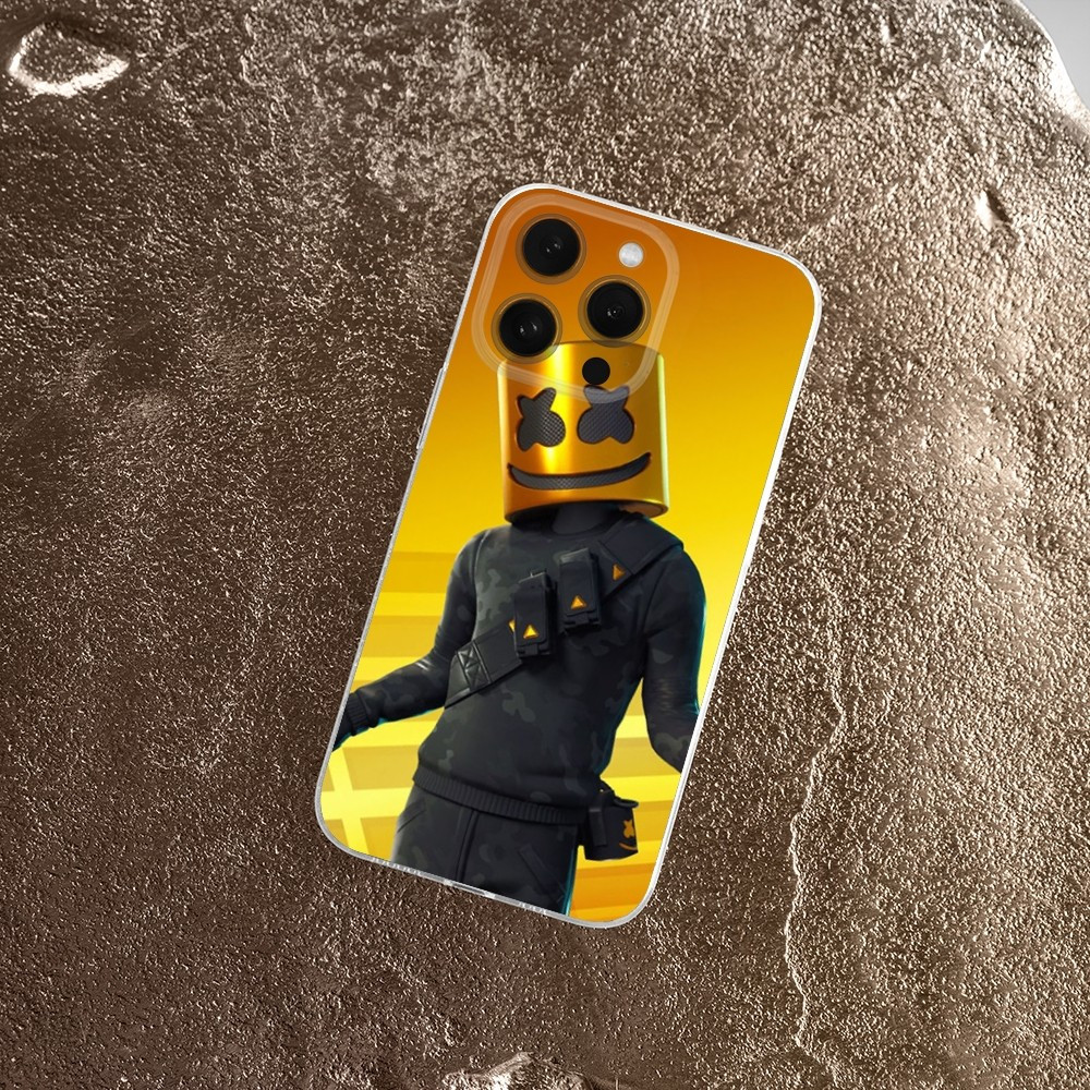 Coque iPhone X Marshmello Fortnite : Protection et Style Ultime