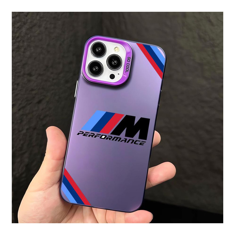 Coque iPhone BMW M Performance Violette - Protection & Style