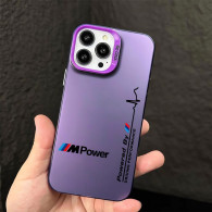 Coque iPhone XS Max BMW M Power Violette