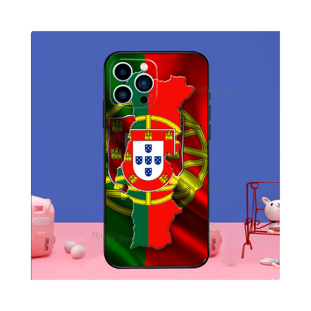 Coque iPhone 16 Pro Drapeau Portugal - Affichez votre Fierté Nationale