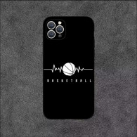 Coque iPhone X Basketball Design Épuré