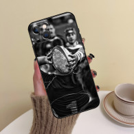 Coque iPhone 8 Rugby en Noir et Blanc - L'esprit du jeu