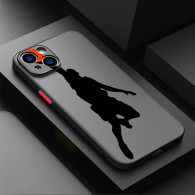 Coque iPhone Design Athlète Silhouette Noire