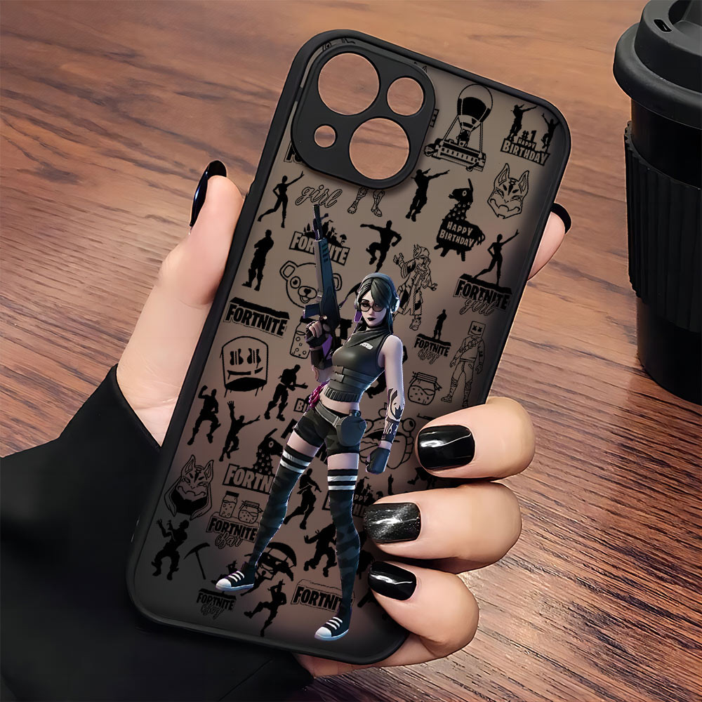 Coque iPhone 11 Fortnite Personnage Tireur d'Élite - Accessoire Tendance pour Fans