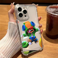 Coque iPhone 16 Pro Max Personnalisée Leon Brawl Stars