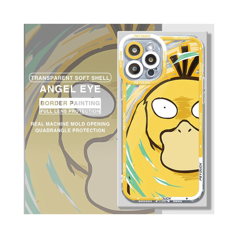 Coque iPhone Psyduck : Protection Transparente et Design Unique